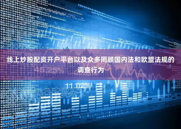 线上炒股配资开户平台以及众多罔顾国内法和欧盟法规的调查行为